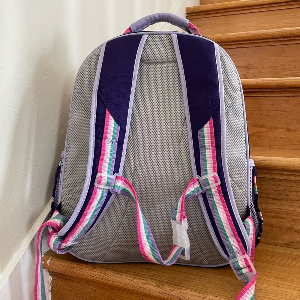 Mackenzie Rainbow Galaxy Heart backpack Lunch Bag Set - Picture 5 of 16